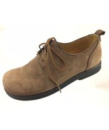 SH22 Birkenstock Footprints EUR 36 US 5.5-6 Narrow Brown Nubuck Leather ... - £21.29 GBP