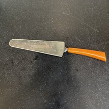 Monarch Rubber Bakelite Cake Knife Vintage Advertising Hartville Ohio - $9.89