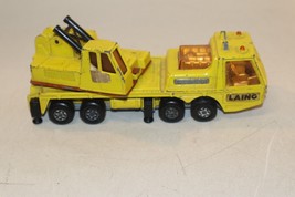 Lesney Matchbox Super Kings LAING K-12 Hercules Mobile Crane Truck Diecast ROUGH - £7.72 GBP