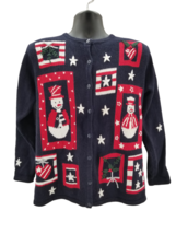 the quacker factory christmas sweater/cardigan (ugly Christmas Sweater) - £20.10 GBP