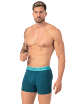 Muchacho Malo Solid Shorts Boxer Teal Blue &quot;X-Large&quot; - $17.81