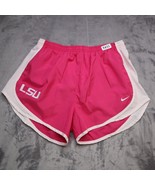 Nike Shorts Womens M Pink Dri Fit LSU Tiger Loose Fit Lightweight Athlet... - £17.90 GBP