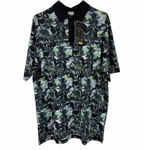 Callaway OPTI•DRI Floral Print Golf Shirt Swing Tech UPF 50 Mens Size Medium - £34.54 GBP