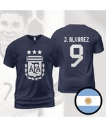 Argentina  Alvarez Three-Time Champions 3 Stars FIFA World Cup 2022 Navy... - $41.01 CAD+