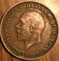 1935 Uk Gb Great Britain Half Penny Coin - £1.42 GBP