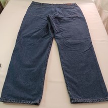 L.L. Bean Double L Jeans Women’s Relaxed Fit Blue Denim Fleece Lined Size 44×34 image 15