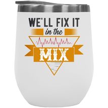 Make Your Mark Design Fix in Mix 12oz Insulated Wine Tumbler for Audio Recording - £22.15 GBP