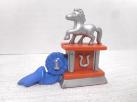 Fisher Price Loving Family Dollhouse Horse Trophy Pony Blue Ribbon Award Statue - £5.91 GBP