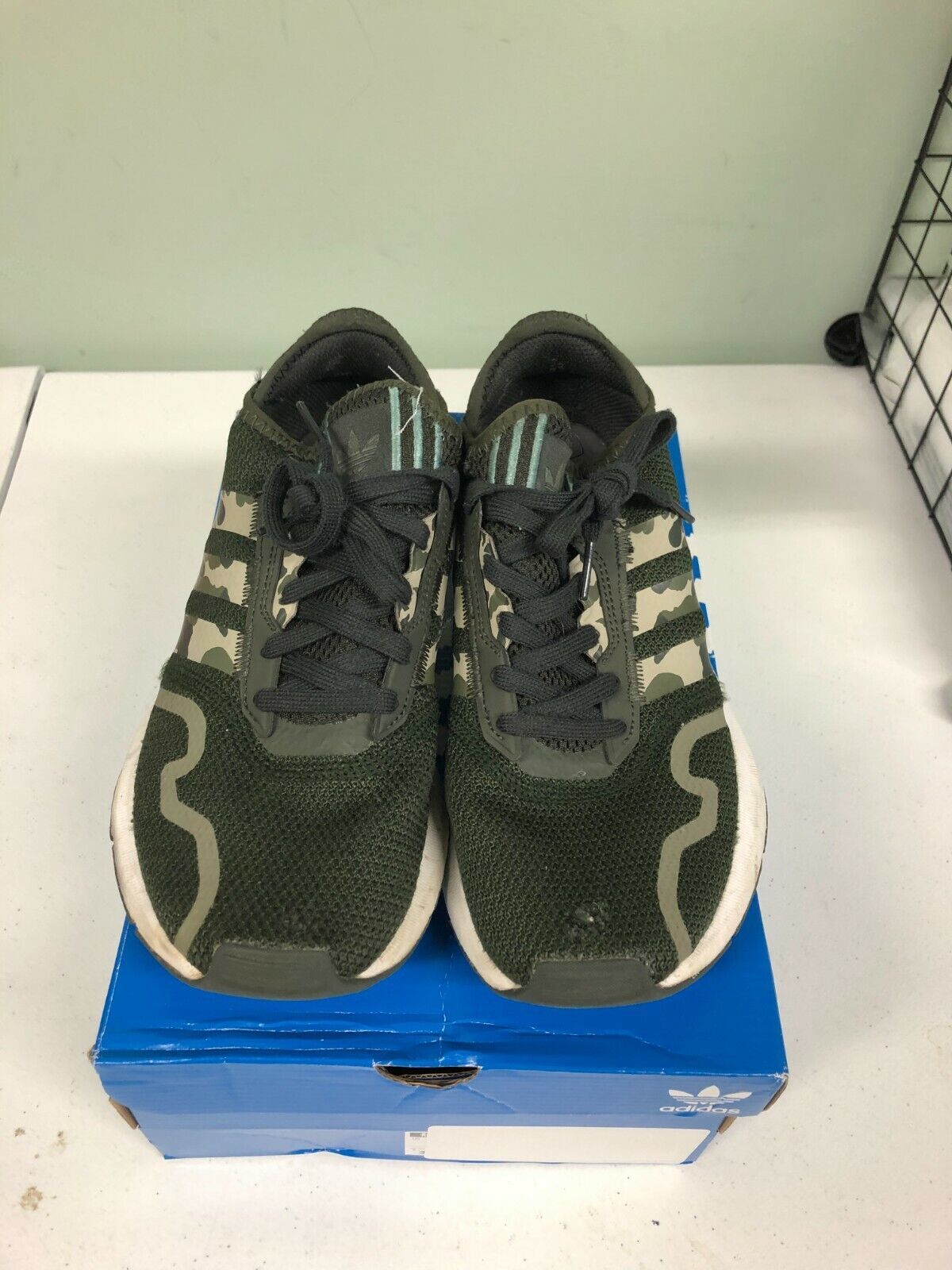 adidas Originals Men&#39;s Swift Run X Sneaker Size 7.5M Green/Earth/Grey FY... - $32.25