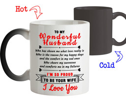 Coffee Mug Gift for Husband I&#39;m so proud to be Your Wife Best Gift from ... - $22.75+