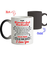 Coffee Mug Gift for Husband I&#39;m so proud to be Your Wife Best Gift from ... - £17.33 GBP+
