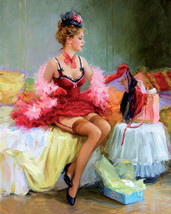 Giclee Art Home deco Wall Art Print Sexy woman Oil Painting HD Printed - £6.86 GBP