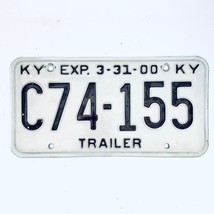 2000 United States Kentucky Base Trailer License Plate C74-155 - $16.82