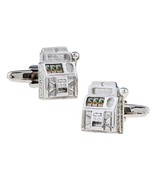 SLOT MACHINE CUFFLINKS Casino Gambling Gambler Slots Las Vegas Wedding G... - $16.95