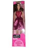 ToyMazing 11” Fashion Doll Caucasian Brunette American  in Beautiful  Pi... - £3.93 GBP