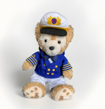 Duffy Hidden Mickey Disney Cruise Line Captain Stuffed Sailor Bear Bow Tie - $21.33