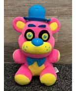 FNAF Five Nights at Freddys 8&quot; BLACKLIGHT FAZBEAR Pink Plush Freddy Funk... - £11.40 GBP