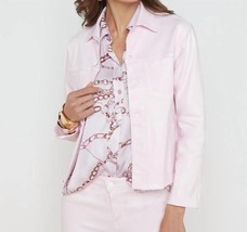 L'agence janelle coated denim jacket in Lilac Snow - £189.28 GBP