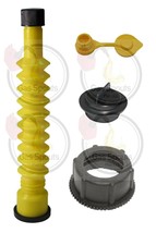 Scepter Gas Can Spout Kit Yellow Old School Spout +Stopper +Genuine Collar +Vent - £10.51 GBP