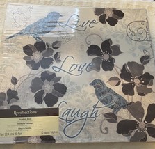Recollections Photo Memory Scrapbook Album 12x12”  Birds &amp; Flowers - $280.60 MXN