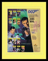 007 James Bond 1989 Framed 11x14 ORIGINAL Vintage Advertisement Sean Con... - £26.60 GBP