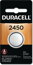 Duracell Dl2450bpk 2450 Lithium Coin Cell Battery - £11.18 GBP