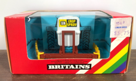 Britains CROP SPRAY Sprayer #9548 NOB Farm Tractor Implement 1:32 Vintage 1980 - £19.46 GBP
