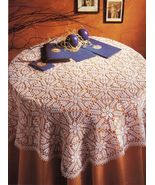 Challenging Splendor Tablecloth TipTop Topper Anemonies Doilies Crochet ... - £7.83 GBP