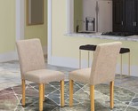 Modern Dining Padded Chairs, Solid Wood Legs With An Oak Finish, Comfort... - $150.92