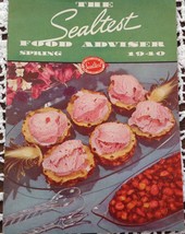 Sealtest Food Adviser Vintage Cookbook Spring 1940 Recipes - £6.97 GBP