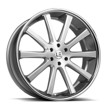 22X9 Luxxx LE13 6X139.7 +30 78.1 Brushed Face Milled Stainless Steel -Wheel - £474.81 GBP