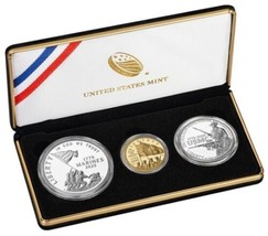 2025 U.S. Marine Corps 250th Anniversary Three-Coin Proof Set. - $1,283.39