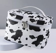 Cow Print Makeup Tool Bag and Travel Bag water resistant NEW image 2
