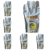New Junior All Weather Golf Glove. Size Medium. Yellow Happy Ball Marker. - £7.00 GBP