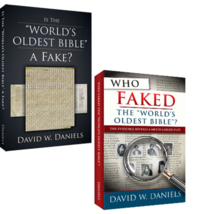 Book Bundle:Is The Worlds Oldest Bible A Fake? | Who Faked It? | David W Daniels - £32.53 GBP