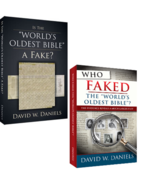BOOK BUNDLE:IS THE WORLDS OLDEST BIBLE A FAKE? | WHO FAKED IT? | DAVID W... - £32.35 GBP