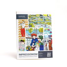 Today is Art Day - Impressionism - Coloring Book - 12 Masterpieces [Textbook Bin - £12.38 GBP