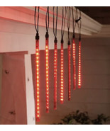 Haunted Living 7 ct LED Red Dripping String Lights Halloween 9 Ft (2 Set... - £29.87 GBP