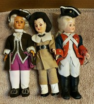 3 Vintage American Revolution Dolls Sleepy Eye Dolls  - £11.89 GBP