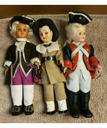 3 Vintage American Revolution Dolls Sleepy Eye Dolls  - £11.86 GBP