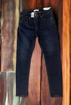 NWT LOFT Modern Skinny Jeans Dark Blue Womens Size 28 Petites 6P Slim Po... - £29.27 GBP