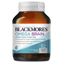 (60 Capsules) Blackmores Omega Brain High DHA Fish Oil - £35.41 GBP
