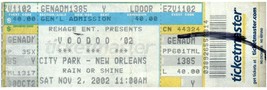 Voodoo Fest Ticket Stub Novembre 2 2002 Neuf Orleans La 311 ( H Ə D) P. ... - $41.52