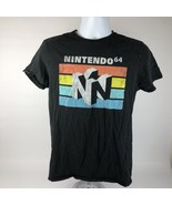 Nintendo 64 Graphic T-Shirt Size Medium Black, short sleeve Crew Neck Pu... - £13.54 GBP