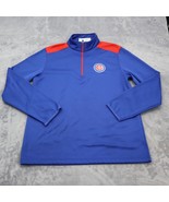 Chicago Cubs Shirt Mens L Blue Red Genuine Merchandise PullOver Long Sle... - £23.34 GBP