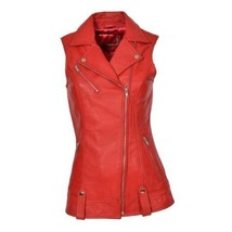 Leather Vest S Women Size Motorcycle Women’s Biker Harley Davidson M L R... - £91.92 GBP