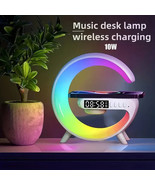 5in1 LED Night Lamp Wireless Charger Bluetooth Speaker Alarm Clock Sound... - £18.74 GBP