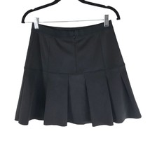 Rebecca Taylor Womens Mini Skirt Pleated A Line Black 6 - £18.88 GBP
