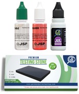 Gold/Silver Test Acid Tester Kit 10k 14k .999 .925 Sterling Testing Stone  - $58.77 CAD