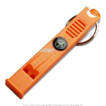 Fire Starter Whistle Compass Survival Tool 3 in 1 Emergency Multi-Tool Key Ring - £7.86 GBP